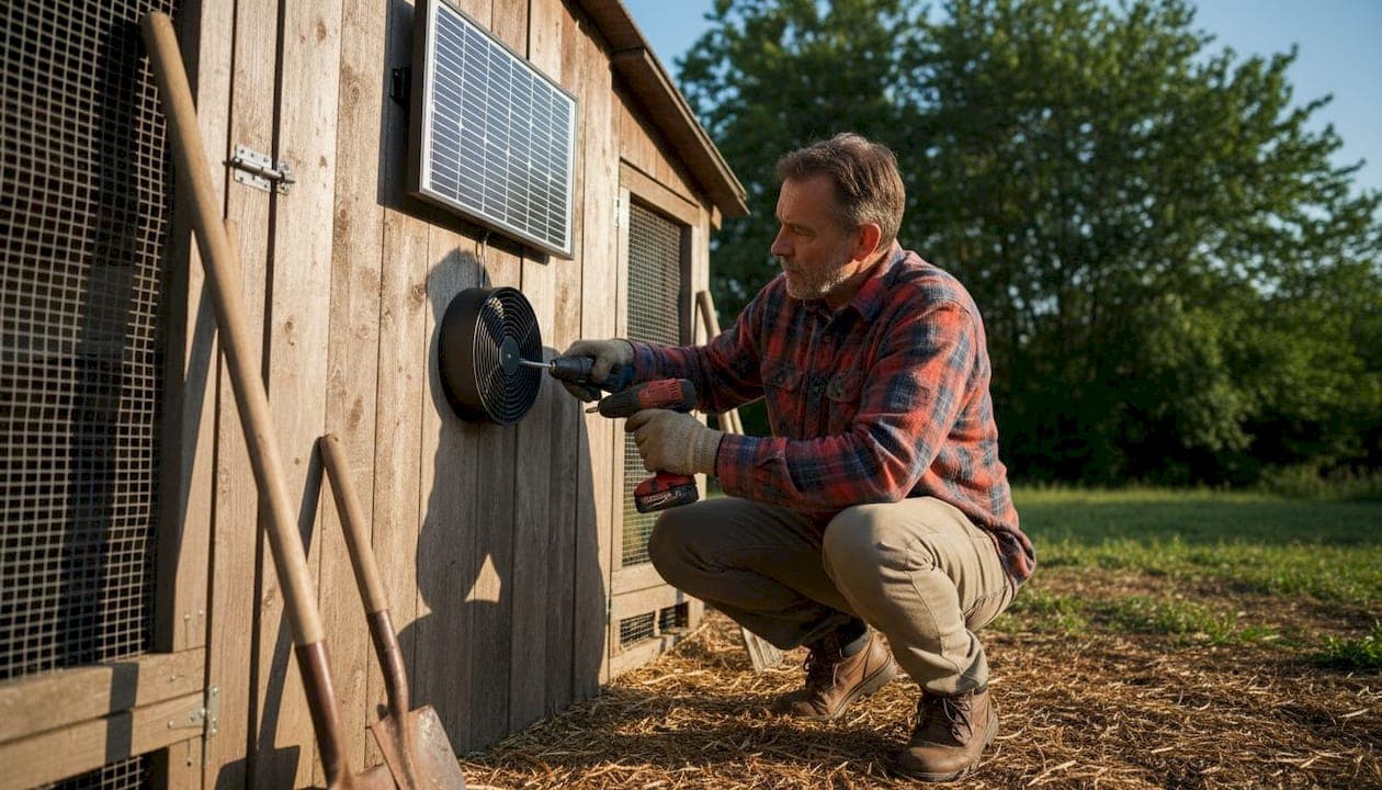 Best Solar Chicken Coop Fans for Reliable Ventilation