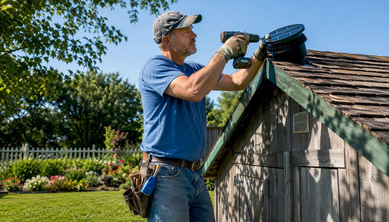 Shed Solar Ventilation: A DIY Guide to Cooler Sheds